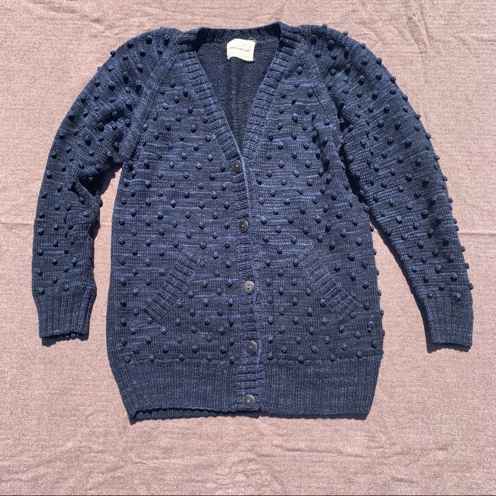 Misha & Puff ink long cardigan xs/s